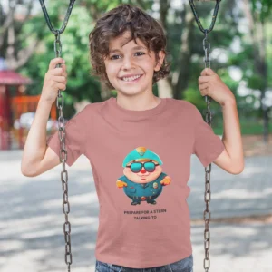 Youth short sleeve tee Adorable Law Enforcer Tee – Perfect for Little Heroes