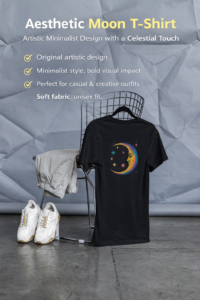 aesthetic moon t-shirt