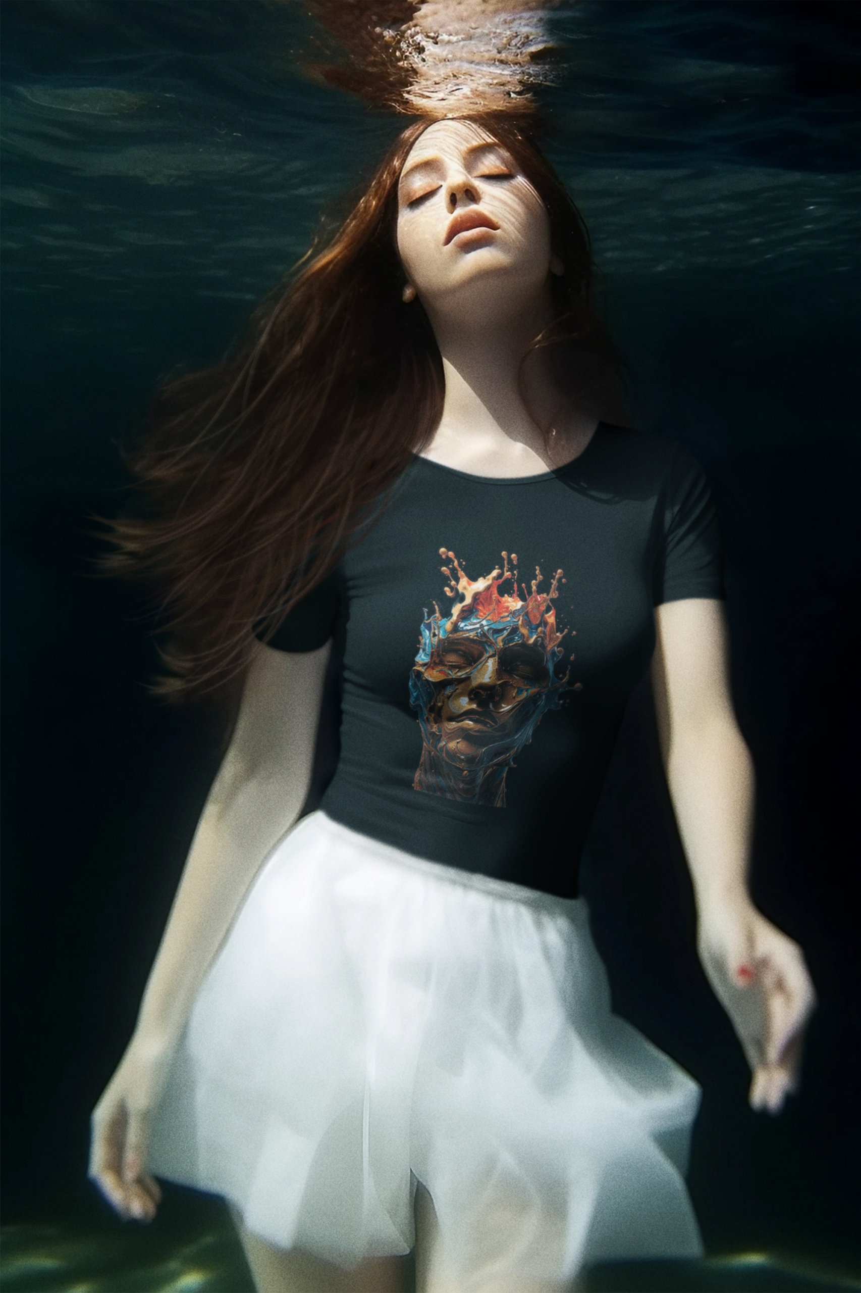 Artistic Graphic T-Shirt – Bold Abstract Design - Image 5